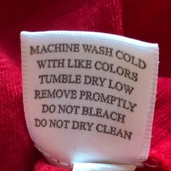 Bobi Top Long Sleeve Cropped Boxy Fit Red NWT Size XS - Picture 4 of 8